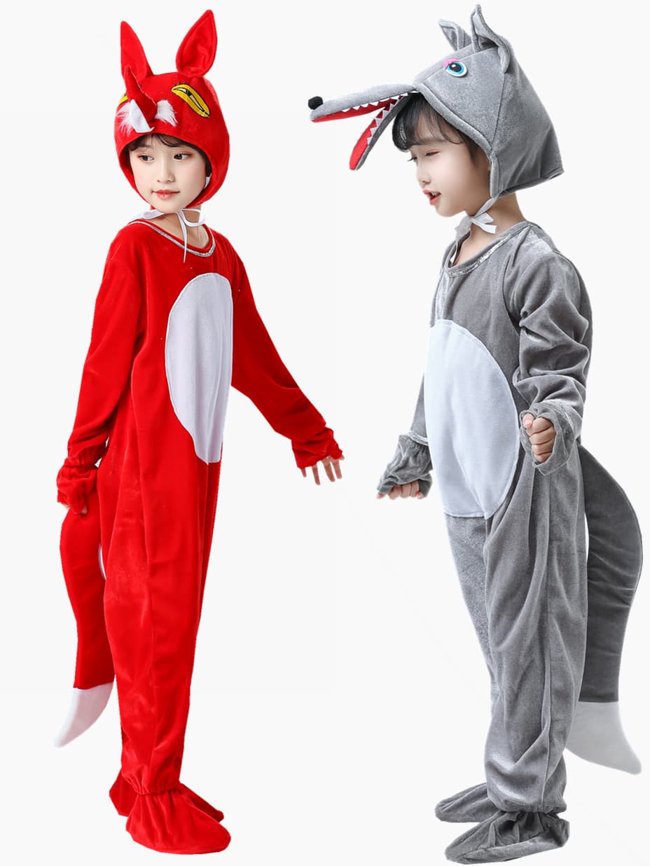 こどもコスプレ こどもコスプレ おどろおどろ狼なりきり着ぐるみ
