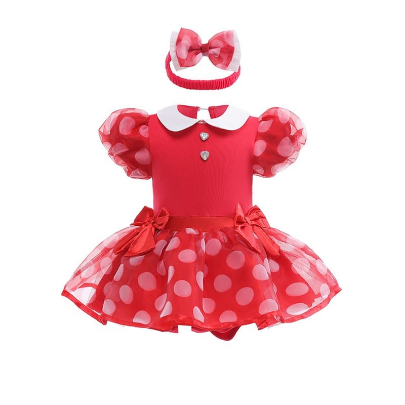 こどもコスプレ こどもコスプレ 水玉プリンセスドレス ハロウィン仮装
