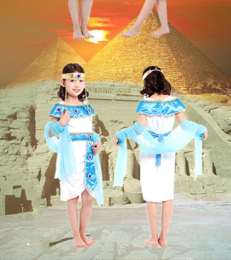 こどもコスプレ こどもコスプレ 古代エジプト風 こども用クレオパトラ衣装