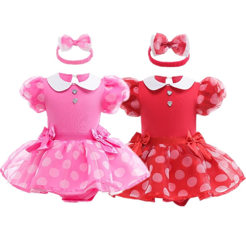 こどもコスプレ こどもコスプレ 水玉プリンセスドレス ハロウィン仮装
