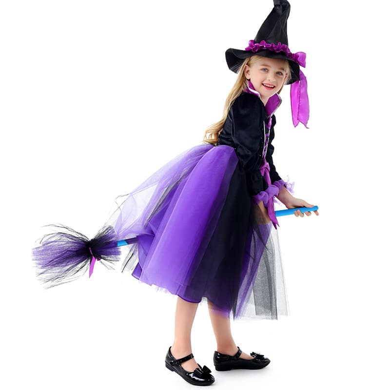 こどもコスプレ 魔女のとんがり帽子ワンピース