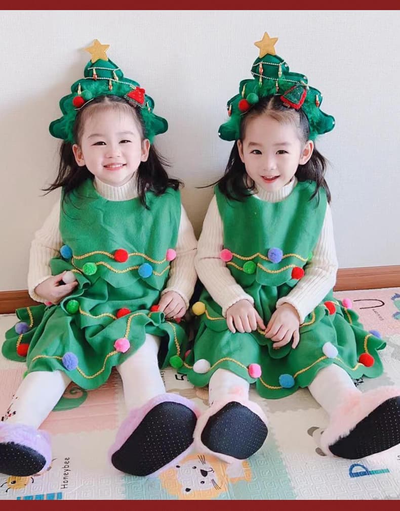 こどもコスプレ こどもコスプレ もふもふモミの木 コスチューム