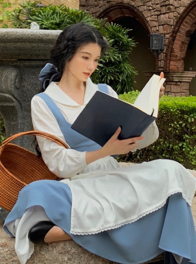 こどもコスプレ こどもコスプレ 物語の村娘風ドレスセット